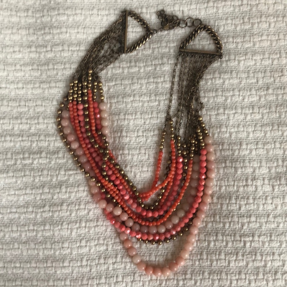 Multiple Chain Statement Necklace - image 2